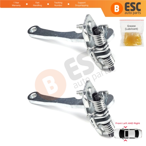 2 Pieces Front Door Hinge Stop Check Strap Limiter for Peugeot 306 1993-2002 918173