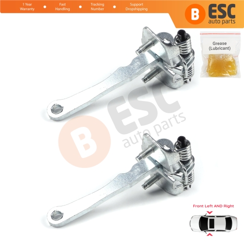 2 Pieces Front Door Hinge Stop Check Strap Limiter for Peugeot 306 1993-2002 918173