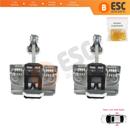 2 Pieces Rear Door Hinge Stop Check Strap Limiter for Peugeot 308 2007-2013 MK1 4/5 Door 9181N3