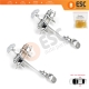 2 Pieces Rear Door Hinge Stop Check Strap Limiter for Peugeot 307 2000-2012 4/5-Door 9181K0