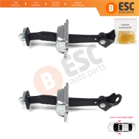2 Pieces Front Door Hinge Stop Check Strap Limiter for Hyundai I30 MK1 FD 2006-2012 4/5 Door 793802L000