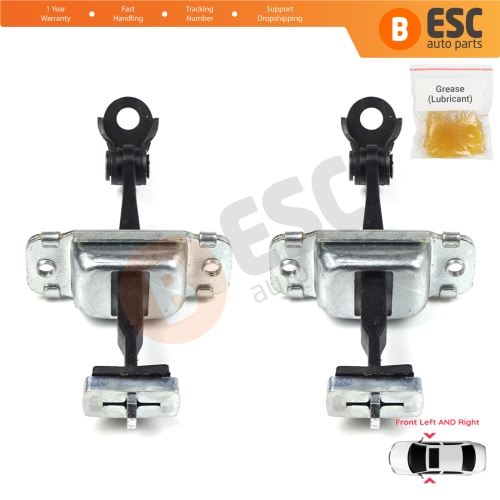 2 Pieces Front Door Hinge Stop Check Strap Limiter for Hyundai I30 MK1 FD 2006-2012 4/5 Door 793802L000