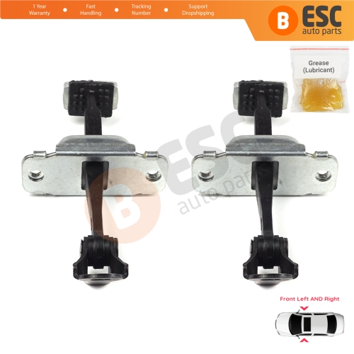 2 Pieces Front Door Hinge Stop Check Strap Limiter for Hyundai I30 MK1 FD 2006-2012 4/5 Door 793802L000