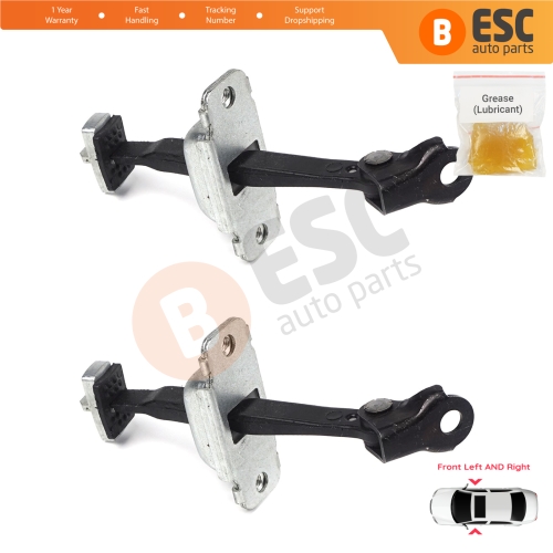 2 Pieces Front Door Hinge Stop Check Strap Limiter for Hyundai I30 MK1 FD 2006-2012 4/5 Door 793802L000