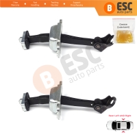2 Pieces Rear Door Hinge Stop Check Strap Limiter for Hyundai I30 MK1 FD 2006-2012 794802L000