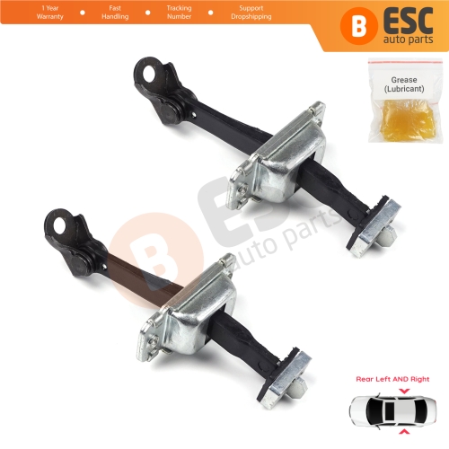 2 Pieces Rear Door Hinge Stop Check Strap Limiter for Hyundai I30 MK1 FD 2006-2012 794802L000