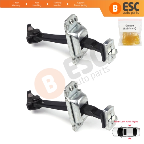 2 Pieces Rear Door Hinge Stop Check Strap Limiter for Hyundai I30 MK1 FD 2006-2012 794802L000