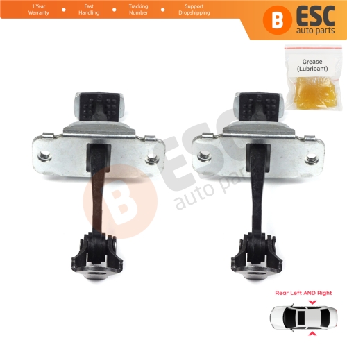 2 Pieces Rear Door Hinge Stop Check Strap Limiter for Hyundai I30 MK1 FD 2006-2012 794802L000
