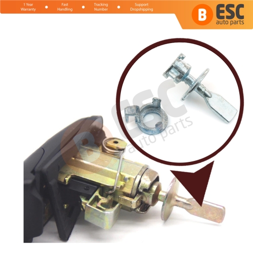 Front Door Lock Barrel Repair Kit 42.5 mm 6K0837223A for VW Sharan Seat Alhambra Ford Galaxy