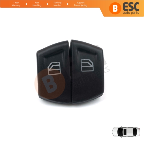 Main Driver Window Switch Button Cover Set For Mercedes Vito Viano Mixto W639 2003-2015 A6395451313