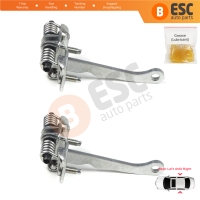 2 Pieces Rear Door Hinge Stop Check Strap Limiter for Peugeot 306 1993-2002 9181.72