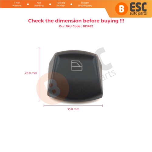 Passenger Window Switch Button Cover for Mercedes Vito Viano Mixto W639 Sprinter MK2 W906 VW Crafter MK1 A9065450913  