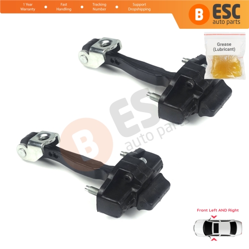 2 Pieces Front Door Hinge Stop Check Strap Limiter for Fiat Tipo 356 357 Egea 2015-On 51983934 