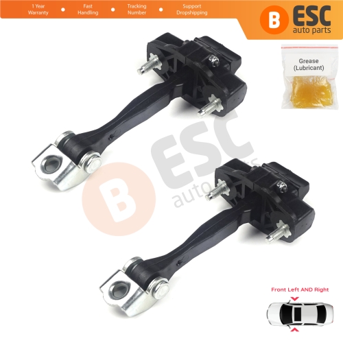 2 Pieces Front Door Hinge Stop Check Strap Limiter for Fiat Tipo 356 357 Egea 2015-On 51983934 