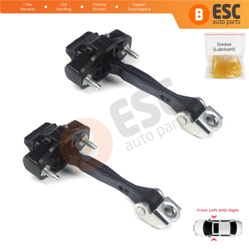 2 Pieces Front Door Hinge Stop Check Strap Limiter for Fiat Tipo 356 357 Egea 2015-On 51983934 