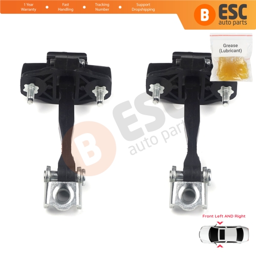 2 Pieces Front Door Hinge Stop Check Strap Limiter for Fiat Tipo 356 357 Egea 2015-On 51983934 