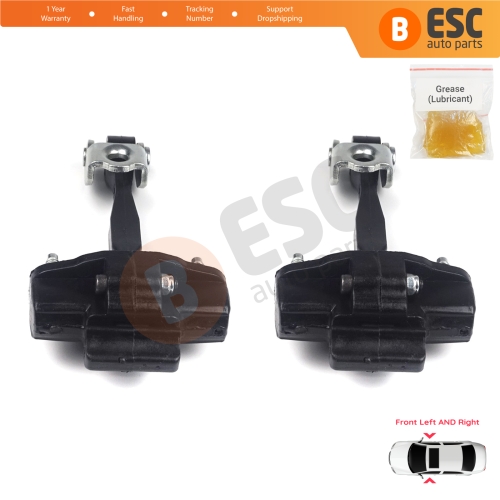 2 Pieces Front Door Hinge Stop Check Strap Limiter for Fiat Tipo 356 357 Egea 2015-On 51983934 