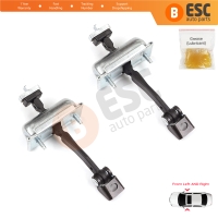 2 Pieces Front Door Hinge Stop Check Strap Limiter for Vauxhall Opel Corsa D E 3-Door 2006-2019 5160259 13242975