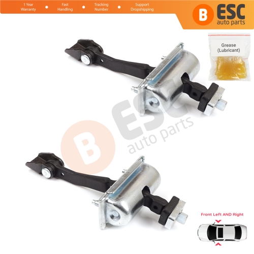 2 Pieces Front Door Hinge Stop Check Strap Limiter for Vauxhall Opel Corsa D E 3-Door 2006-2019 5160259 13242975