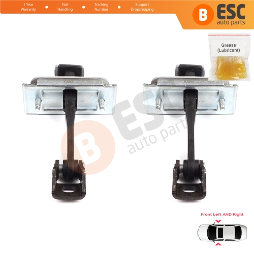 2 Pieces Front Door Hinge Stop Check Strap Limiter for Vauxhall Opel Corsa D E 3-Door 2006-2019 5160259 13242975
