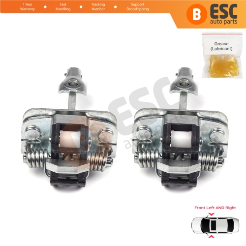 2 Pieces Front Door Hinge Stop Check Strap Limiter for Citroen C3 MK2 SC A51 2009-2016 9181Q4