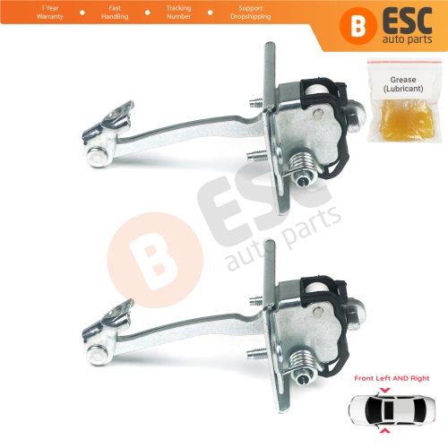 2 Pieces Front Door Hinge Stop Check Strap Limiter for Citroen C4 MK2 NC 2010-2020 DS4 MK1 NX 9181R1