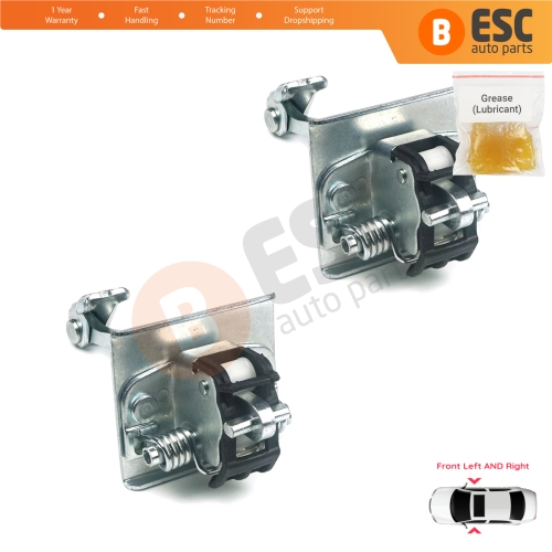 2 Pieces Front Door Hinge Stop Check Strap Limiter for Citroen C4 MK2 NC 2010-2020 DS4 MK1 NX 9181R1
