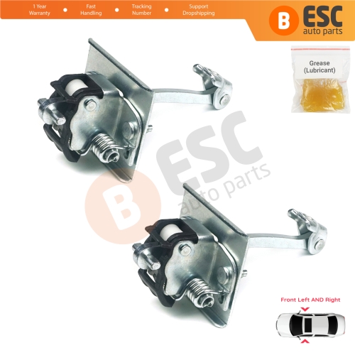 2 Pieces Front Door Hinge Stop Check Strap Limiter for Citroen C4 MK2 NC 2010-2020 DS4 MK1 NX 9181R1