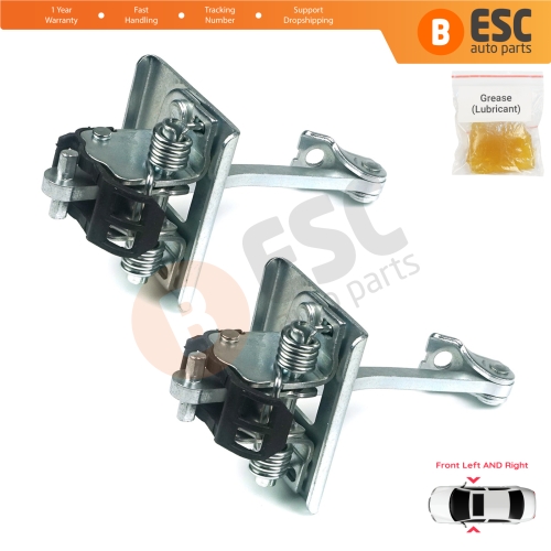 2 Pieces Front Door Hinge Stop Check Strap Limiter for Citroen C4 MK2 NC 2010-2020 DS4 MK1 NX 9181R1