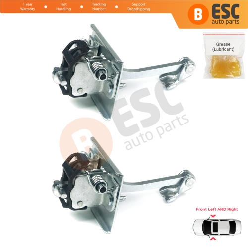2 Pieces Front Door Hinge Stop Check Strap Limiter for Citroen C4 MK2 NC 2010-2020 DS4 MK1 NX 9181R1