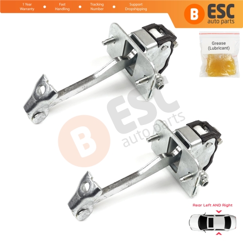 2 Pieces Rear Door Hinge Stop Check Strap Limiter for Citroen C4 MK2 NC 2010-2020 DS4 MK1 NX 9181R2