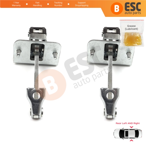 2 Pieces Rear Door Hinge Stop Check Strap Limiter for Citroen C4 MK2 NC 2010-2020 DS4 MK1 NX 9181R2