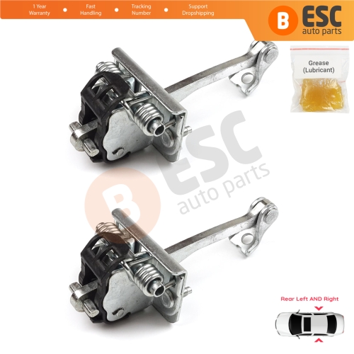 2 Pieces Rear Door Hinge Stop Check Strap Limiter for Citroen C4 MK2 NC 2010-2020 DS4 MK1 NX 9181R2