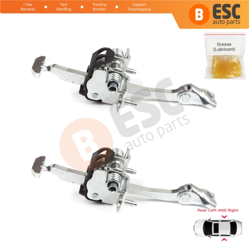 2 Pieces Rear Door Hinge Stop Check Strap Limiter for Citroen C4 Picasso MK1 Grand 2006-2013 9181K4