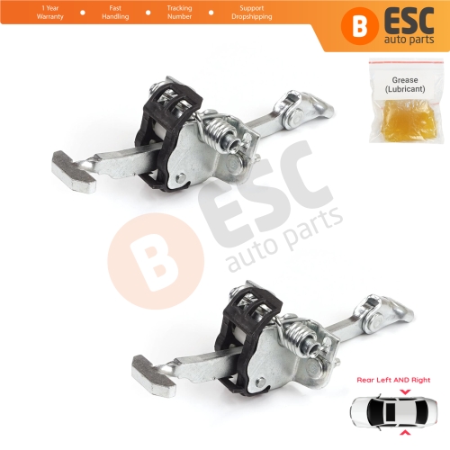 2 Pieces Rear Door Hinge Stop Check Strap Limiter for Citroen C4 Picasso MK1 Grand 2006-2013 9181K4