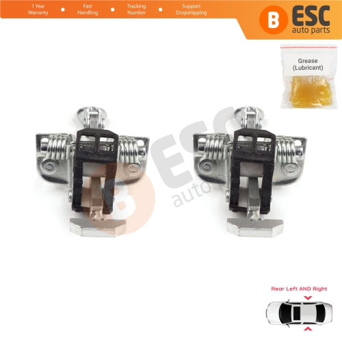 2 Pieces Rear Door Hinge Stop Check Strap Limiter for Citroen C4 Picasso MK1 Grand 2006-2013 9181K4