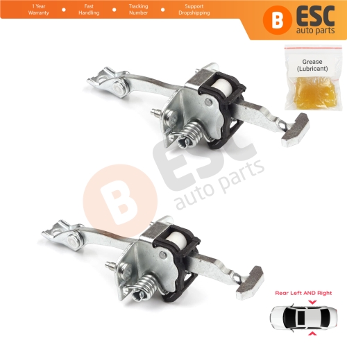 2 Pieces Rear Door Hinge Stop Check Strap Limiter for Citroen C4 Picasso MK1 Grand 2006-2013 9181K4