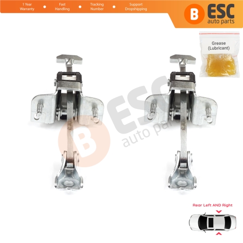 2 Pieces Rear Door Hinge Stop Check Strap Limiter for Citroen C4 Picasso MK1 Grand 2006-2013 9181K4