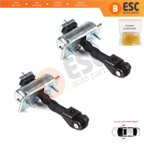 2 Pieces Front Door Hinge Stop Check Strap Limiter for Ford Transit Custom V362 MK1 Tourneo 2012-2023 1933703