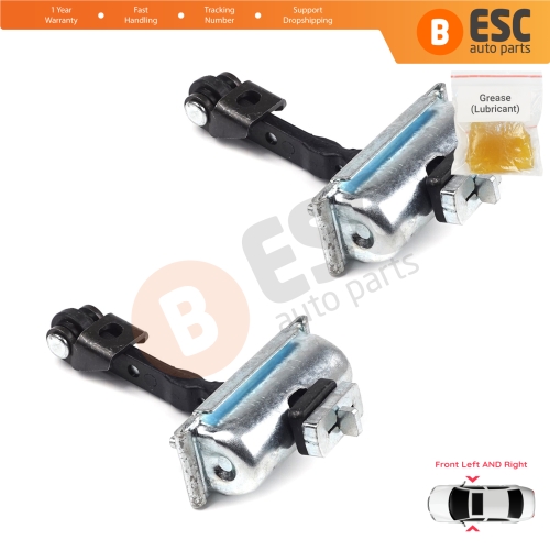 2 Pieces Front Door Hinge Stop Check Strap Limiter for Ford Transit Custom V362 MK1 Tourneo 2012-2023 1933703