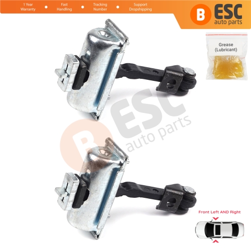 2 Pieces Front Door Hinge Stop Check Strap Limiter for Ford Transit Custom V362 MK1 Tourneo 2012-2023 1933703