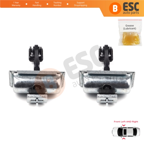2 Pieces Front Door Hinge Stop Check Strap Limiter for Ford Transit Custom V362 MK1 Tourneo 2012-2023 1933703