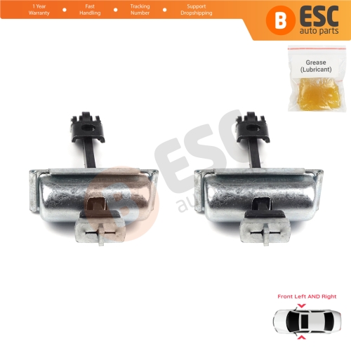 2 Pieces Front Door Hinge Stop Check Strap Limiter for Ford Transit MK4 V363 2013-On BK31V23500AD