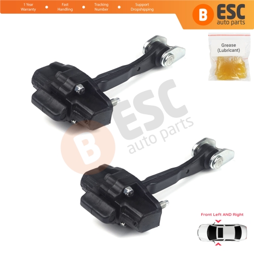 2 Pieces Front Door Hinge Stop Check Strap Limiter 50509843 for Alfa Romeo Giulietta 940 2010-2020