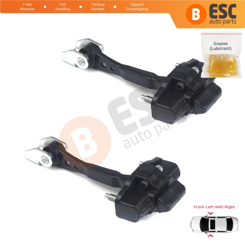 2 Pieces Front Door Hinge Stop Check Strap Limiter 50509843 for Alfa Romeo Giulietta 940 2010-2020