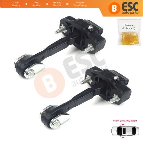 2 Pieces Front Door Hinge Stop Check Strap Limiter 50509843 for Alfa Romeo Giulietta 940 2010-2020