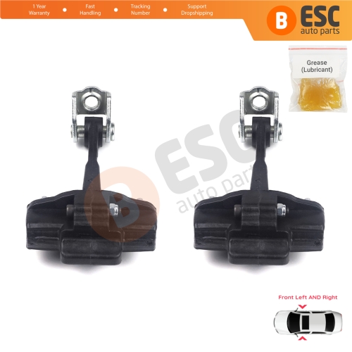 2 Pieces Front Door Hinge Stop Check Strap Limiter 50509843 for Alfa Romeo Giulietta 940 2010-2020