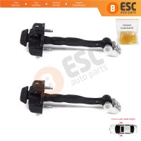 2 Pieces Front Door Hinge Stop Check Strap Limiter for Ford Transit Courier Tourneo MK1 2014-2022 ET76A23500ABN