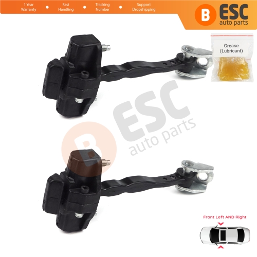 2 Pieces Front Door Hinge Stop Check Strap Limiter for Ford Transit Courier Tourneo MK1 2014-2022 ET76A23500ABN