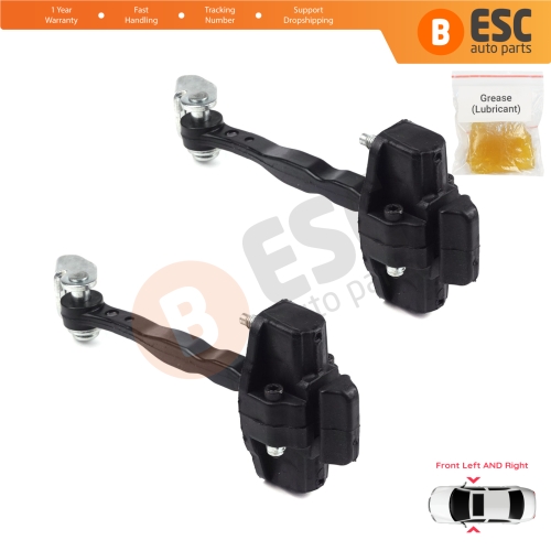 2 Pieces Front Door Hinge Stop Check Strap Limiter for Ford Transit Courier Tourneo MK1 2014-2022 ET76A23500ABN